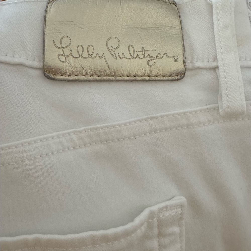 Lilly Pulitzer Bright White Ankle Straight Leg Jeans - Picture 3 of 6